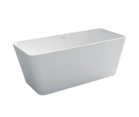 Fienza High Rise Solid Surface Freestanding Bath Matte White 1500X680X560Mm